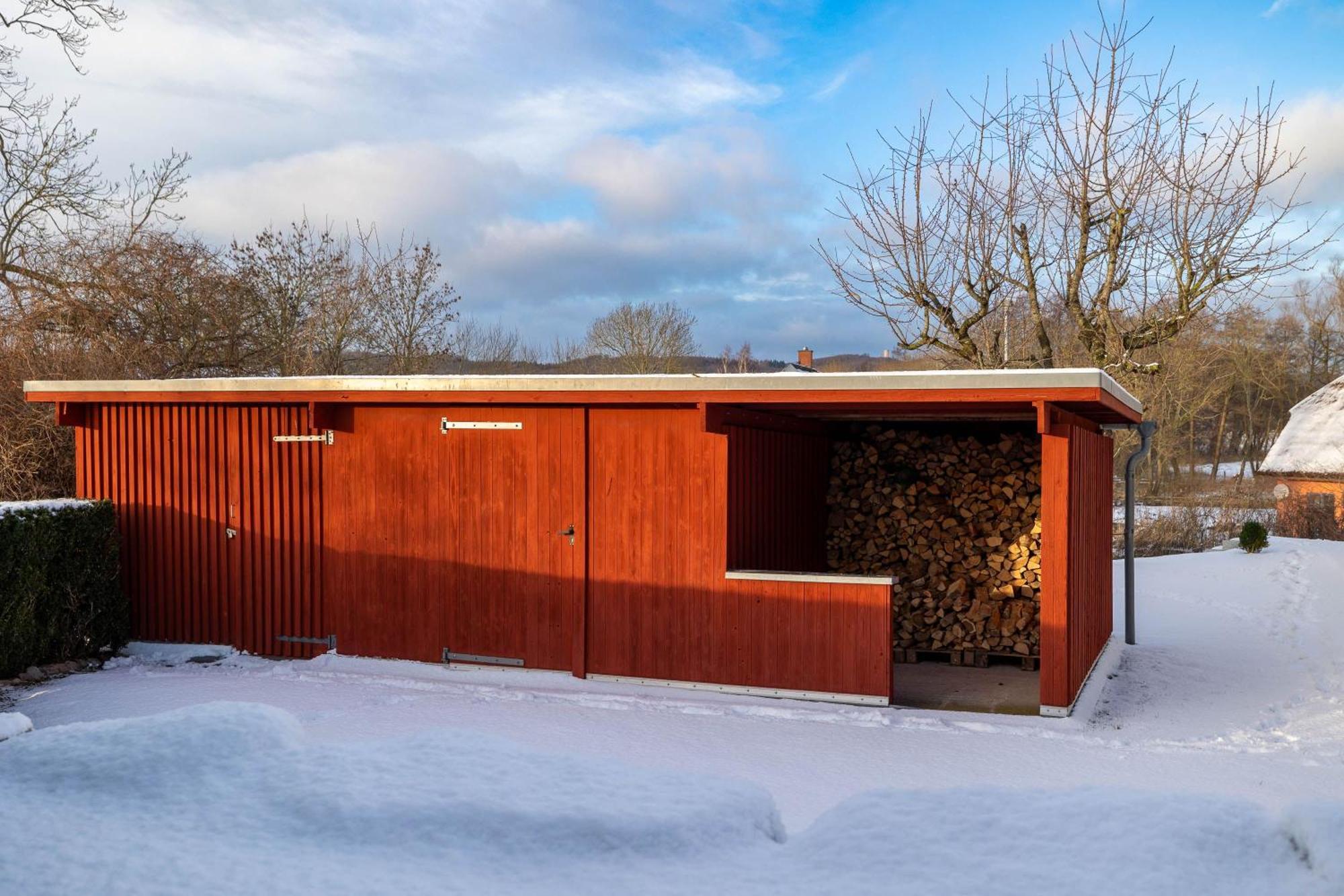 Ferienhaus Preetz 1A - Idylle Unter Reet Burtevitz Εξωτερικό φωτογραφία