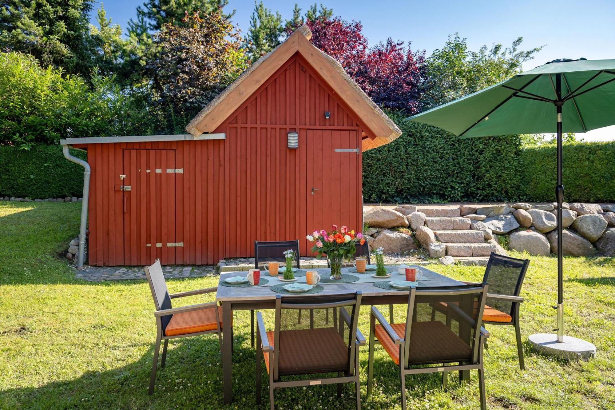 Ferienhaus Preetz 1A - Idylle Unter Reet Burtevitz Εξωτερικό φωτογραφία